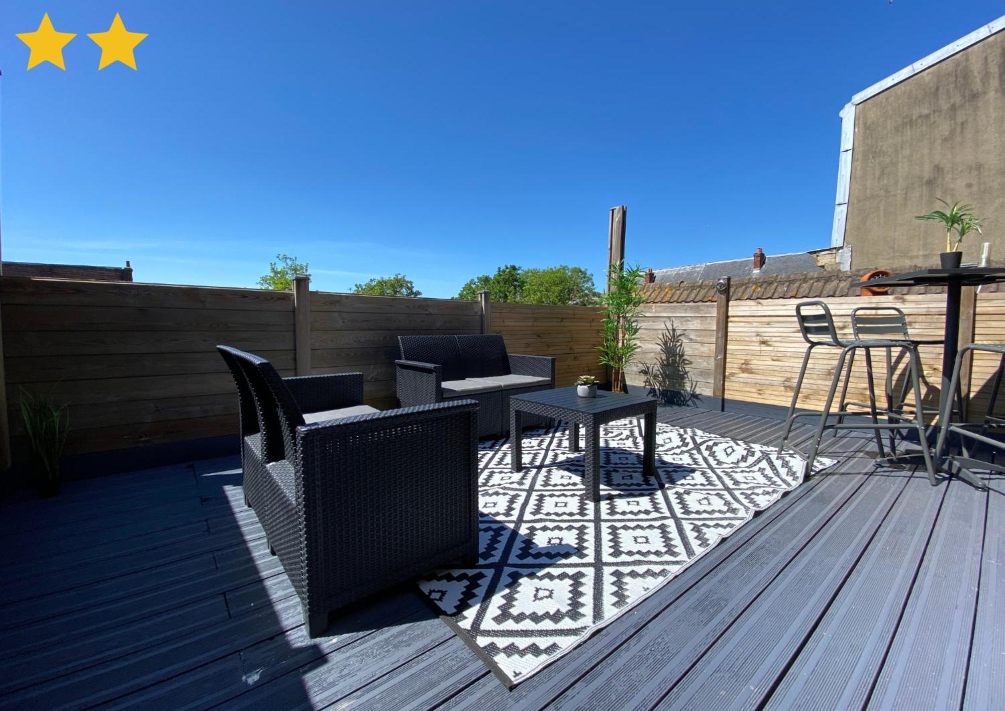 Le Roof Top Jacquard Calais Exteriör bild