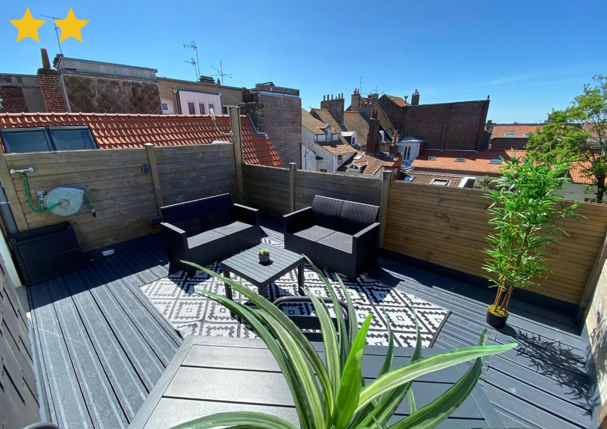 Le Roof Top Jacquard Calais Exteriör bild